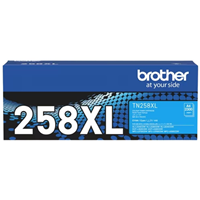 Brother TN258XL Cyan Toner (2,300 pages) for Brother MFC Series Printer