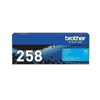 Brother TN258 Cyan Toner Cart - TN258C for Brother HL-L8240CDW Printer