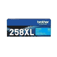 Brother TN258XL Cyan Toner Car - TN258XLC for Brother MFC-L3760CDW Printer