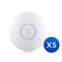 Ubiquiti WiFi 7 AP, 5-Pack, 6 GHz, PoE+, 2Yr Warr [U7-PRO-5]