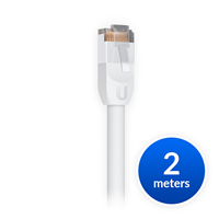 Ubiquiti UniFi Patch Cable Outdoor 2M White, Single Unit, All-weather, RJ45, Cat5e, UACC-Cable-Patch-Outdoor-2M-W [UACC-CABLE-PATCH-OUTDOOR-2M-W]