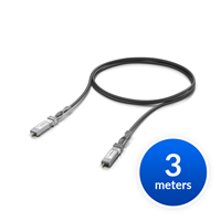 Ubiquiti SFP28 Direct Attach Cable, 25Gbps DAC Cable, 25Gbps, 3m, UACC-DAC-SFP28-3M [UACC-DAC-SFP28-3M]