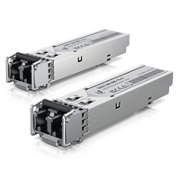 Ubiquiti UFiber SFP Multi-Mode Fiber Module, 2-Pack, 1.25 Gbps Throughput, 550m, UACC-OM-MM-1G-D-2 [UACC-OM-MM-1G-D-2]