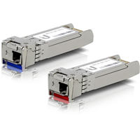 Ubiquiti UFiber SFP+ Single-Mode Module, 10G BiDi, 2 Pack, UACC-OM-SM-10G-S-2 [UACC-OM-SM-10G-S-2]
