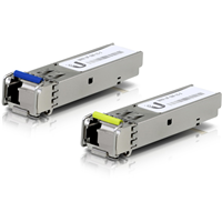 Ubiquiti UFiber 1 Gbps Bidirectional Single-Mode SFP Module, 2-Pack, Up 3km, Simplex LC, UACC-OM-SM-1G-S-2 [UACC-OM-SM-1G-S-2]