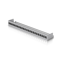 Ubiquiti 24-Port Blank Keystone Patch Panel, Silver, UACC-Rack-Panel-Patch-Blank-24 [UACC-RACK-PANEL-PATCH-BLANK-24]