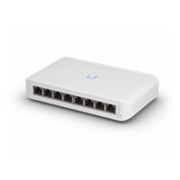 Ubiquiti UniFi Switch USW-Lite-8-POE, 4x PoE Output Ports, 52W PoE, Fanless, Wall Mount Kit, USW-Lite-8-POE [USW-LITE-8-POE]