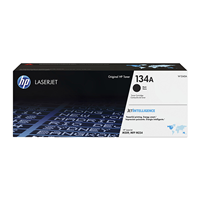 HP 134A Black Toner Cartridge (1,100 pages) - W1340A for HP Printer