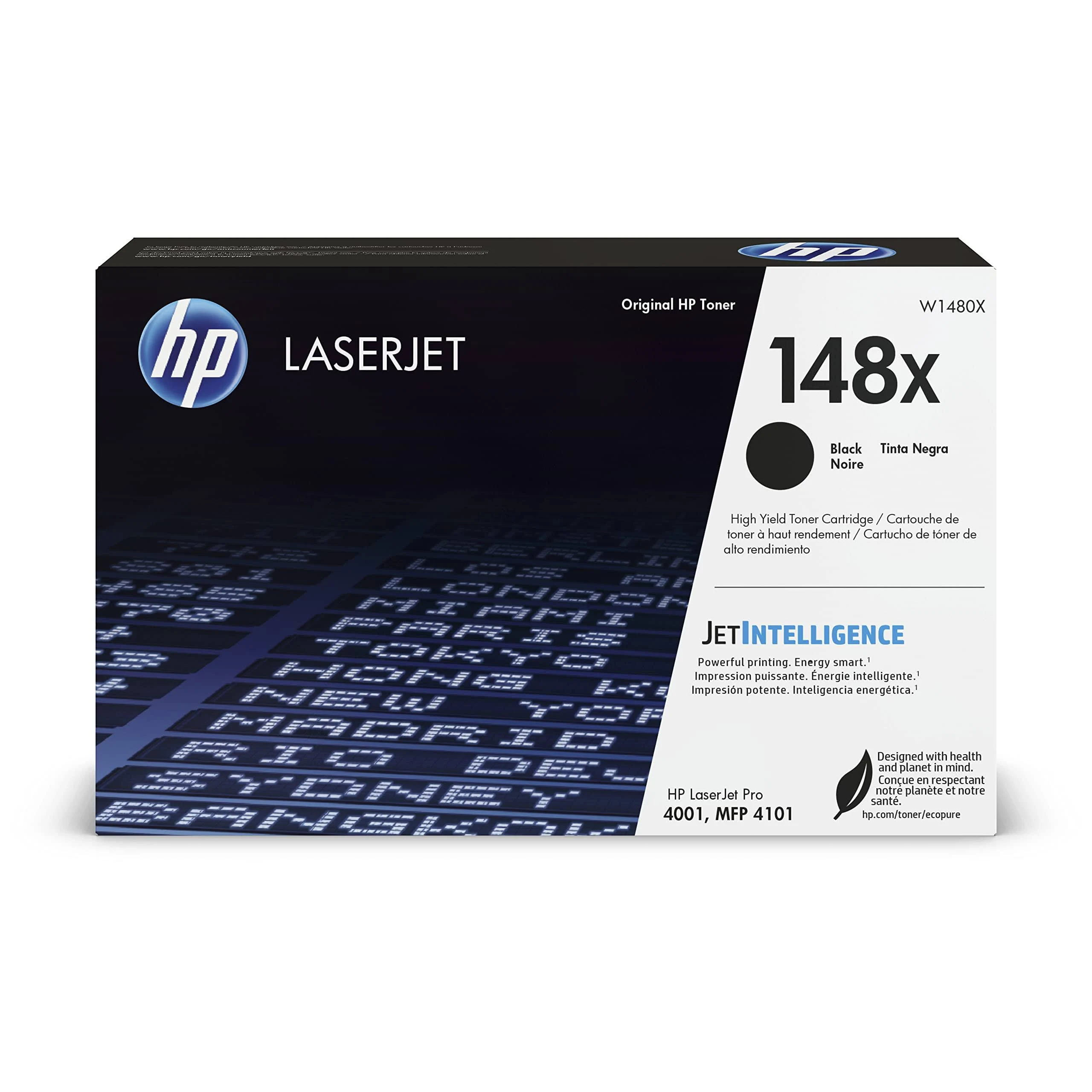 HP 148X Black Toner Cartridge (9,500 pages) - W1480X for HP LaserJet Series Printer