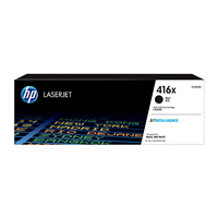 HP 416X Black Toner Cartridge (7,500 pages) - W2040X for HP Color LaserJet Pro M454dw Printer