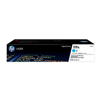 HP 119A Cyan Toner Cartridge (700 pages) - W2091A for HP Color Laser MFP 178nw Printer