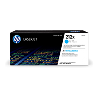 HP 212X Cyan Toner Cartridge (10,000 pages) - W2121X for HP Color LaserJet Enterprise MFP M578dn Printer
