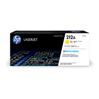 HP 212A Yellow Toner Cartridge (4,500 pages) - W2122A for HP Color LaserJet Enterprise M554dn Printer